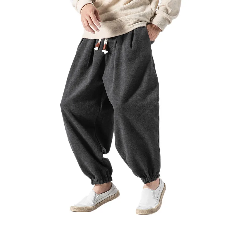 2018 الرجال السراويل الهيب هوب الحريم Sweatpants انخفاض المنشعب السراويل رجل الباركور المسار مدبب السراويل تجريب عداء ببطء سراويل قطنية M-5XL