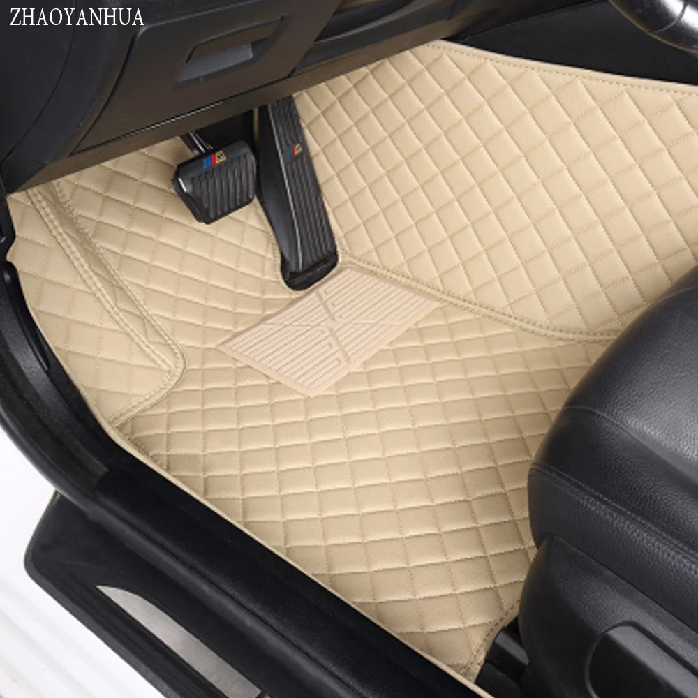 ZHAOYANHUA Car floor mats for BMW 7 series F01 F02 730i 740i 750i 760i
