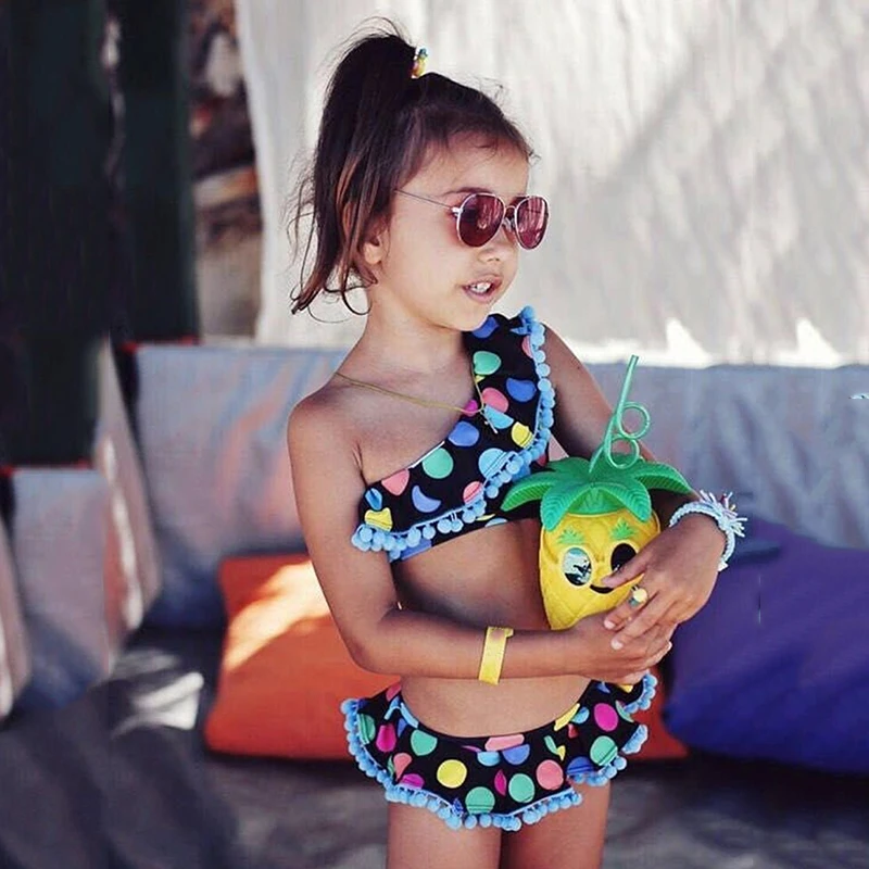 

New Fashion Kid Cute Baby Child Kid Sister Girl Summer Bikini Swimsuit