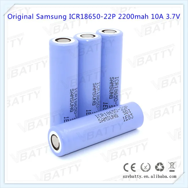 Для samsung INR18650-22P 22P 18650 2200mah 10A 3,7 V перезаряжаемый литий-ионный аккумулятор высокого стока для автомобиля баланса(1 шт