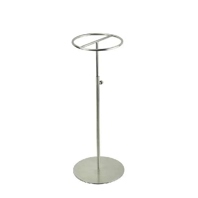 

Free shipping Metal Hat display stand matte silver hat display rack hat holder cap display HH011