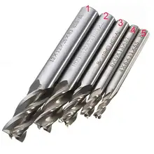 H-AL Straight Shank 4 Flute End Mill Cutter Drill Bit Tool 4/6/8/10/12mm @8 JD9 WWO66