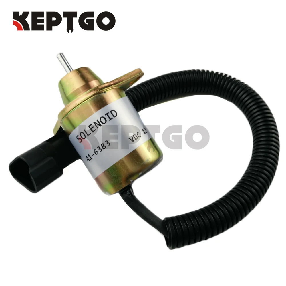 Stop Solenoid 12V For Yanmar 482, 4.82, 4,82 - 4TNE84, 486 41-6383 41-4306 1503ES-12S5SUC11S