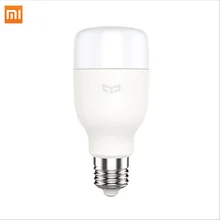 Оригинал Сяо Mi yeelight белый Цвет Smart LED лампы смартфон приложение WI-FI Пульт дистанционного Управления свет 8 Вт E27 Ми свет smart Домашний Комплект