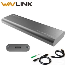 Wavlink мини док USB3.1 Тип C Gen 2 10 Гбит/с M.2 SSD HDD корпус B Ключ NGFF SATA HDD жесткий диск для M.2 SSD 2230/2242/2260/2280 USAP