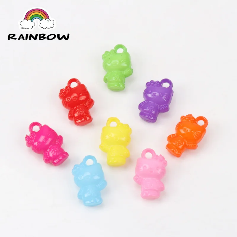 

Mixed Transparent Cute Cat Charms Acrylic Beads Fit Jewelry Jewelry Pendants Handmade DIY Accessory 10x17mm 50pcs