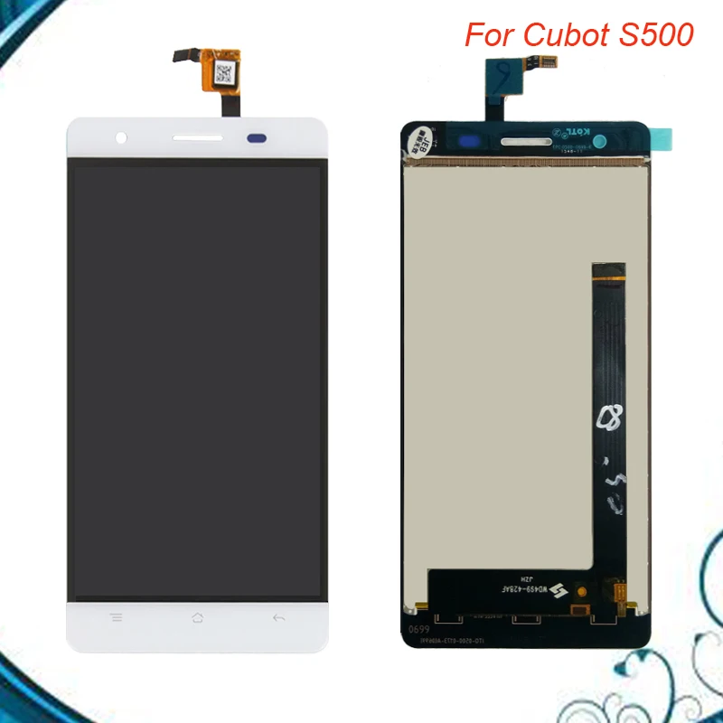 

5.0"inch 1280*720 Black/White 100% Tested Quality Touch For Cubot S500 LCD Display +Touch Screen Digitizer Assembly Replacement