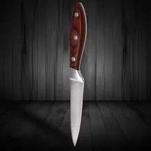 Top Qualität 3,5 zoll Damaskus Messer 71 Schichten von Damaskus Stahl Küche Obstmesser Mit Farbe Holz Griff Kochmesser