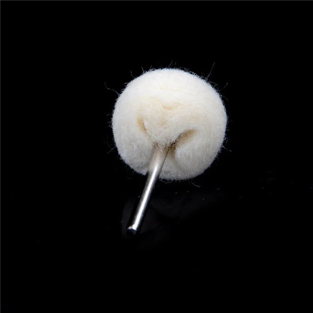 10Pcs Wool Polishing Brush Dremel Accessories Grinding Buffing Wheel Grinder Brushes for Drill Rotary Tool Accessories Shank