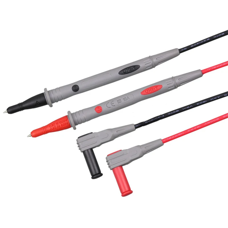 

UNI-T UT-L27 1000V 10A universal table pen detachable pen tip with thread,Test Leads double insulated UL Multimeter meter