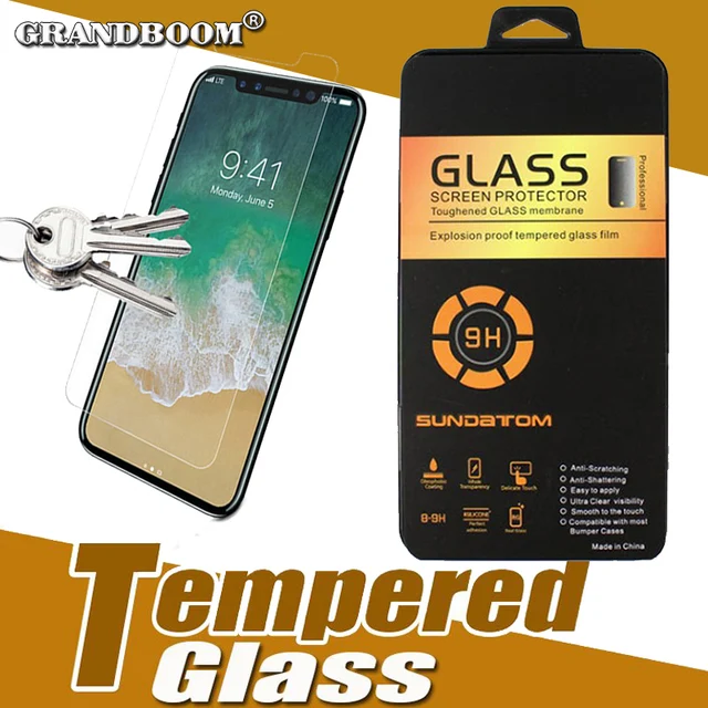 500pcs 9H Screen Protector Tempered Glass For iPhone XS