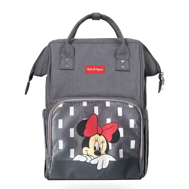 

Disney Diaper Bag Backpack Waterproof Stroller Bag Baby Bottle Warmer Mickey Minnie Travel Mummy Backpack baby bags for mom