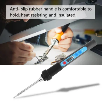 

DC Soldering Iron 12V 40W Portable Soldering Station Adjustable Temperature Electric Solder Iron Set Repairing Tools