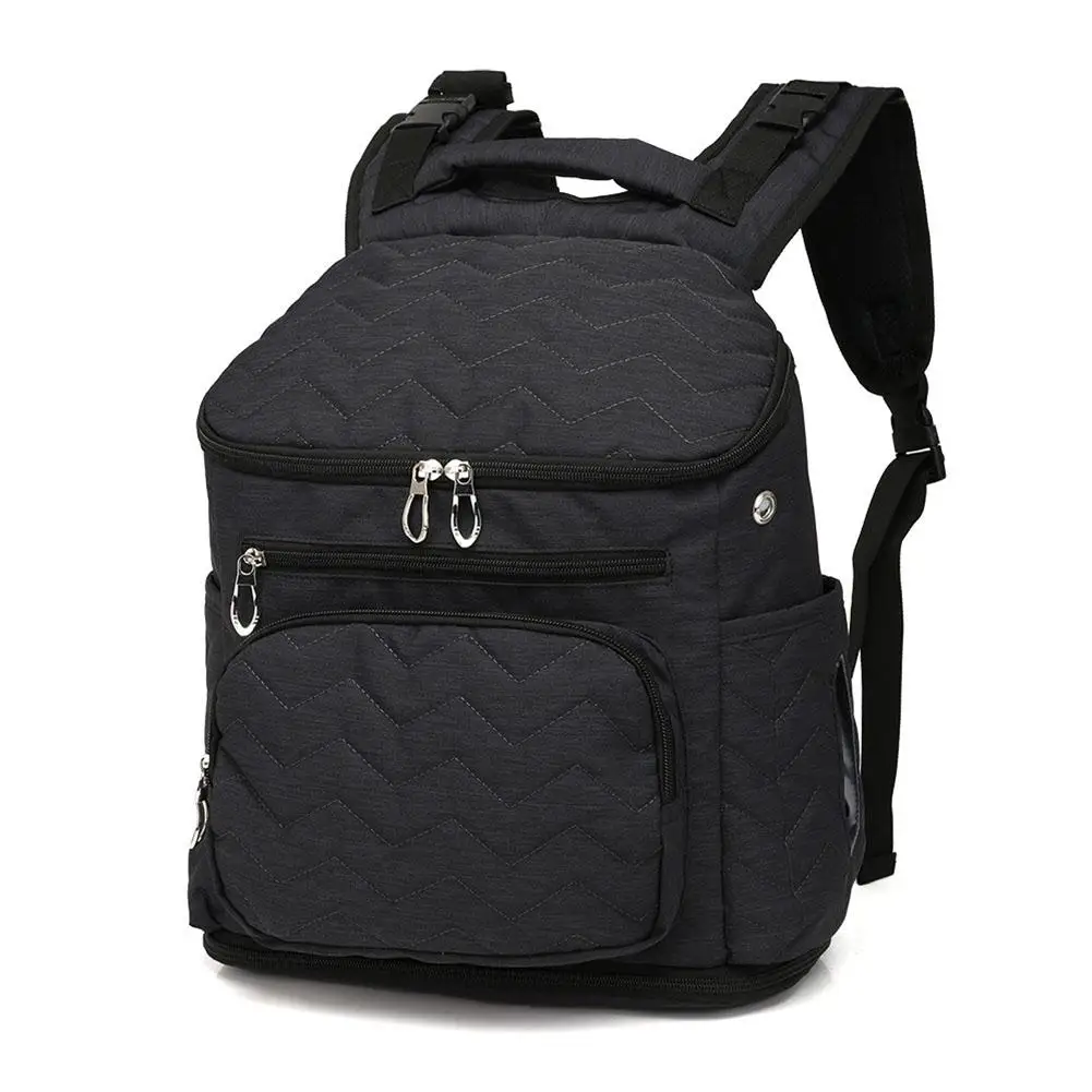 

2018 New Style Baby Bag Backpack Nylon Nursing Bottle Nappy Backpack Large-capacity Multi-purpose Mummy Travel Backpack
