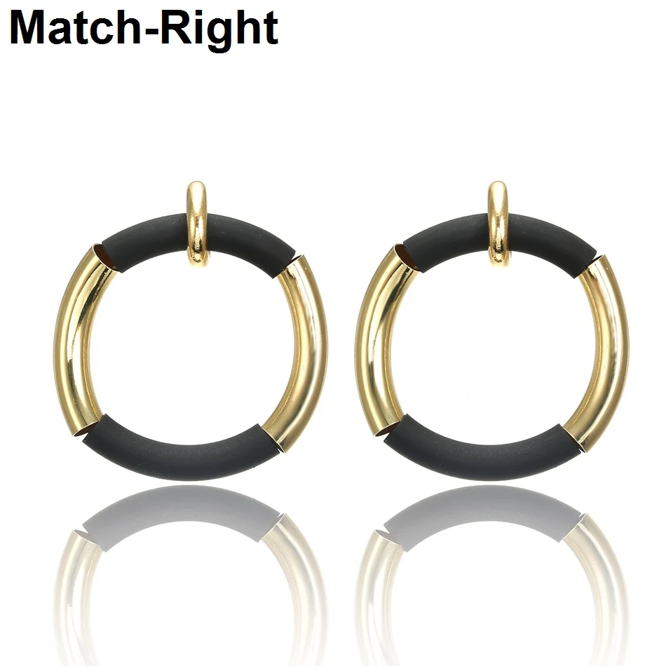 

Match-Right Trendy Earrings for Women Round/Statement/Korean/Gold/Cute/Vintage/Circle/Drop Earrings Fashion Jewelry female SP581