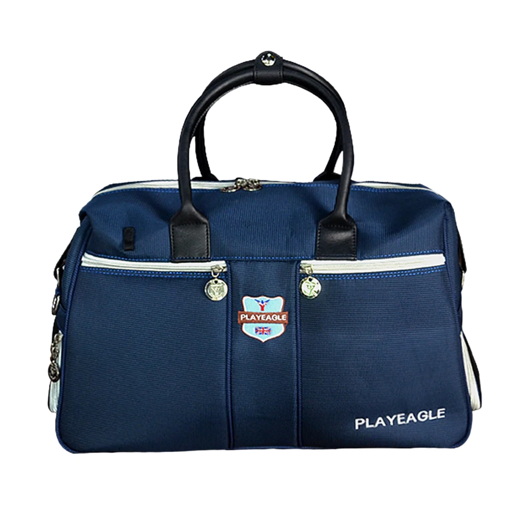 Nylon Waterproof Golf Clothing Wrap Bag with Shoes Pocket Golf Duffle Bag Collection Travel Luggage Organizer with Mini Handbag