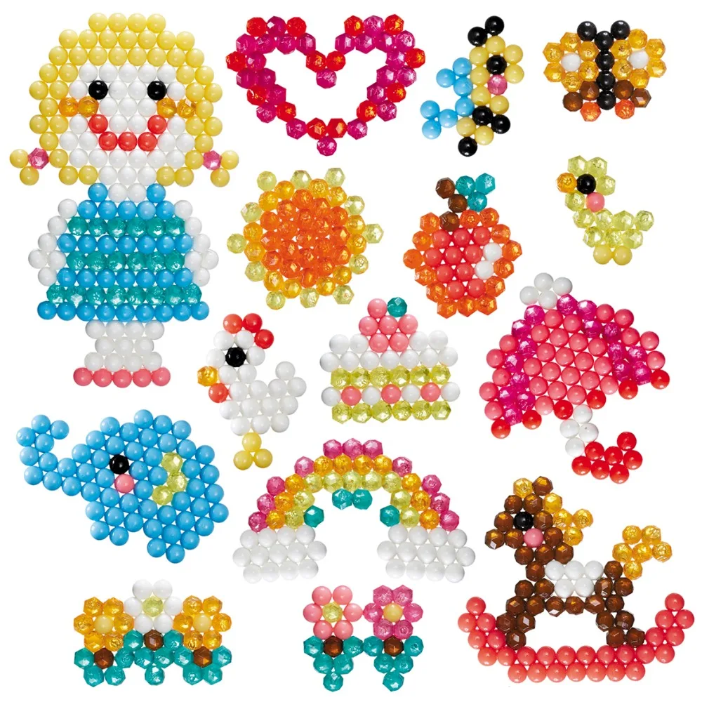 Perlen бисерные заправляемые пакеты Hama бисеры игрушки липкий Perler наклейка