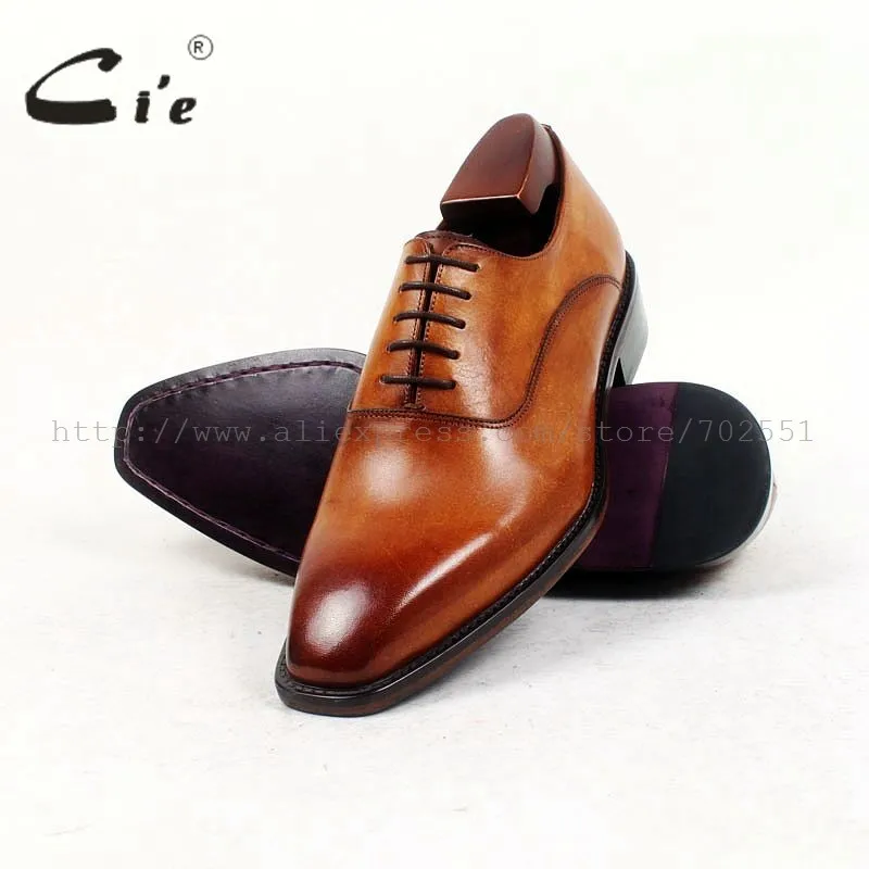 Cie/Повседневные Мужские модельные туфли ручной работы из натуральной телячьей кожи с квадратным плоским носком на заказ; деловые кожаные туфли на шнуровке; OX421
