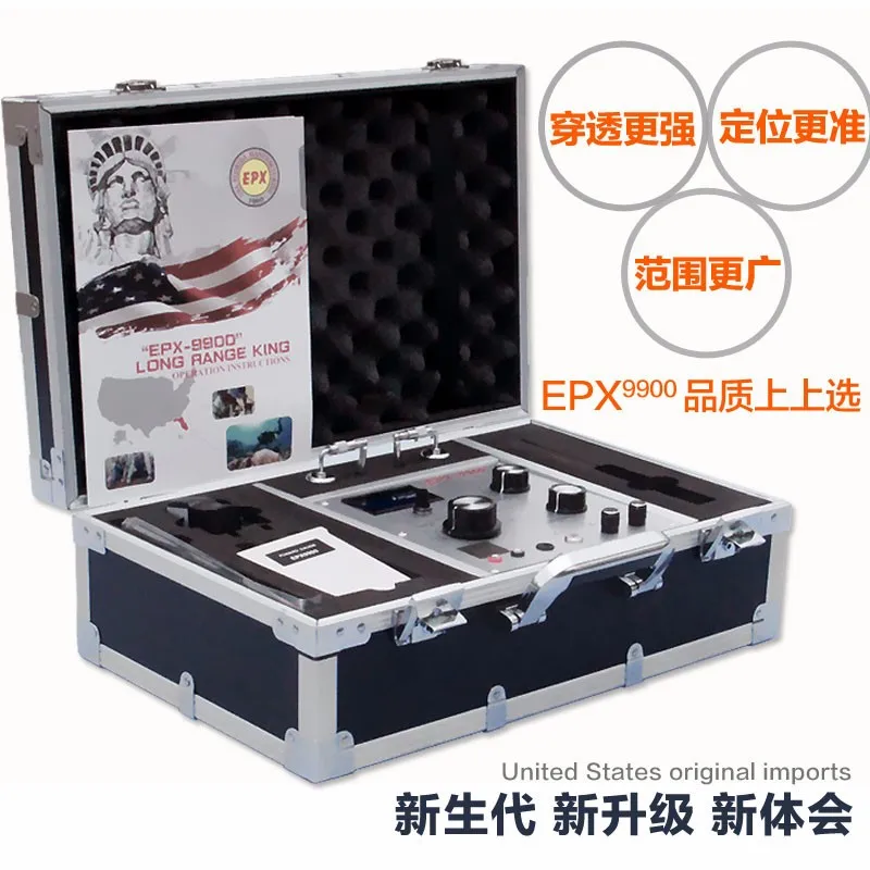 

2016 Newest Best EPX9900 Long Range Locator Gold Diamond Silver Copper Long Range King Gold Metal Detector Diamond detector