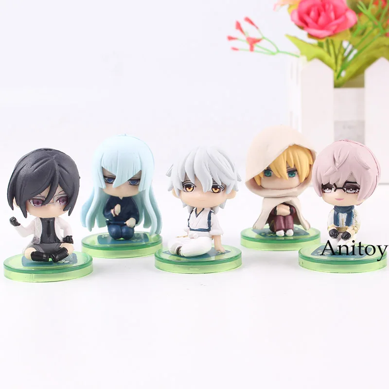 

Touken Ranbu Online Mikazuki Munechika Kousetsusamonji Ichigo Hitofuri Min PVC Action Figure Collectible Model Toy Doll 5pcs/set