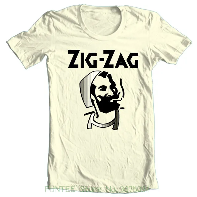 Short Sleeve T shirt Free Shipping Zig Zag T shirt Retro Vintage Hippie