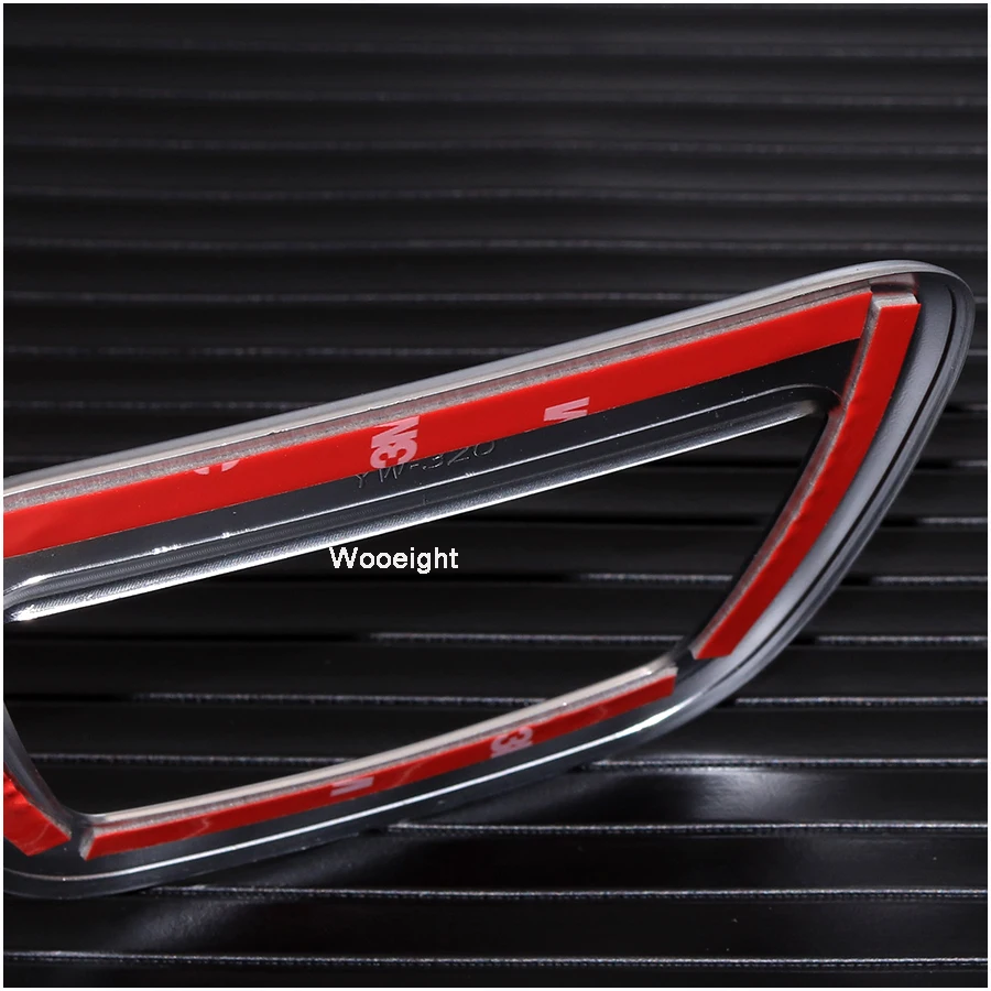 Wooeight ABS Rear Trunk Rear Door Tailgate Clapboard Handle Decoration Frame Cover Trim For Land Rover Discovery Sport 2015-2019  (5)