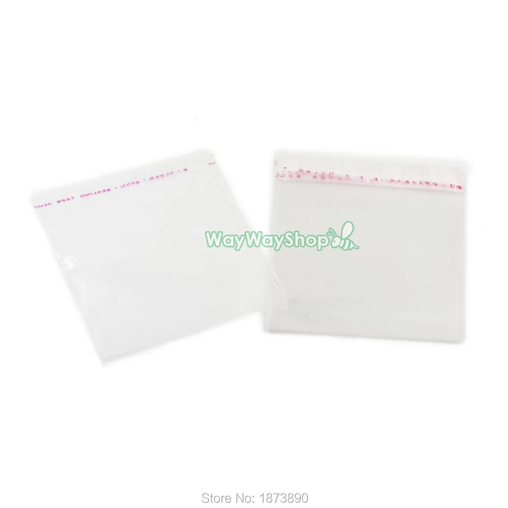 

200 PCS Mini CD DVD Plastic Bag 8CM Clear Sleeves Storage Holder Case