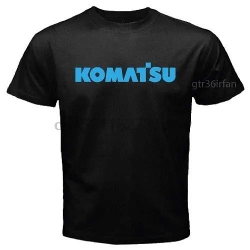 

Komatsu Excavator Machine Logo Mens T-Shirt Print Cotton Tops