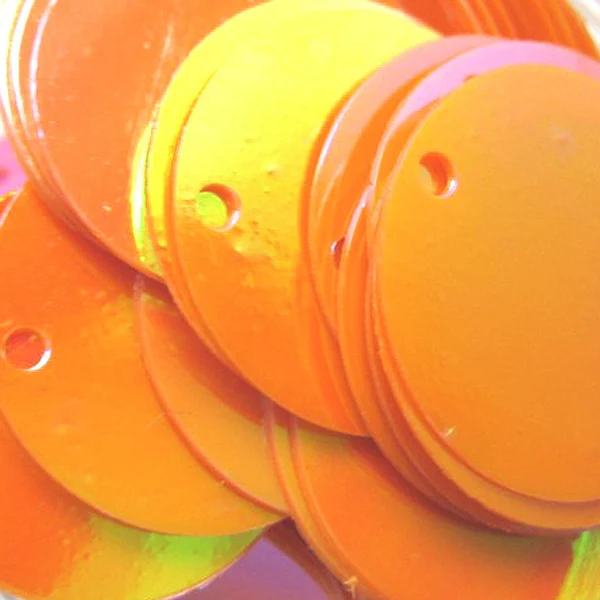 15 мм 200 шт./лот ПВХ без каблука пайетками Круглый Loose блесток конфетти для одежды платье швейных ремесел украшения Lentejuela - Цвет: orange
