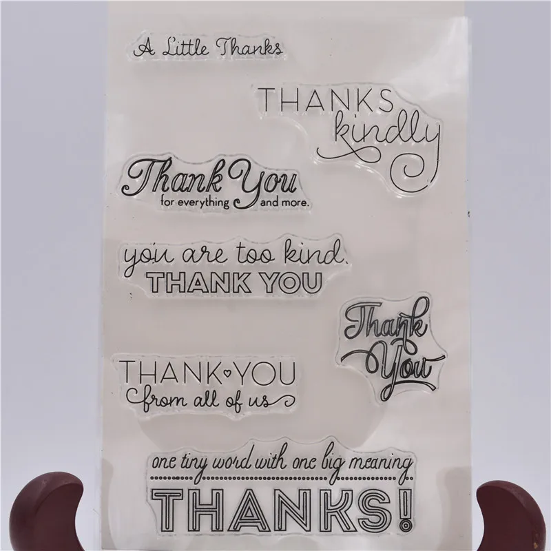 

One Big Meaning Transparent Clear Silicone Stamp/Seal for DIY scrapbooking/photo album Decorative clear stamp sheets QYDZ92