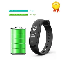 Лучшие продажи пульсометр Монитор артериального давления педометр датчик сна спортивный ремешок для умного браслета браслет