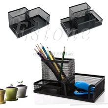 Настольный органайзер Металлическая черная сетка стильная настольная офисная ручка карандаш держатель для хранения классный