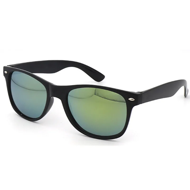 Черная оправа, простые пластиковые солнцезащитные очки, водительское зеркало для мужчин и женщин, уличные солнцезащитные очки для катания на коньках, крутой мальчик, анти-УФ