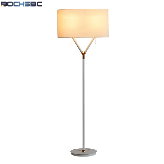 Bochsbc Fabric Lampshade Floor Lamps European Standing Lights Bochsbc Fabric Lampshade Floor Lamps European Standing Lights For Bedroom Living Room Postmodern Creative Lampara