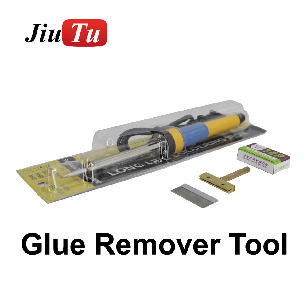 

OCA Glue Clean Tool 60W 80mm Soldering Iron with T-Type Solder Iron Tip Blade Glue Remove LCD Screen Separator Phone Repair