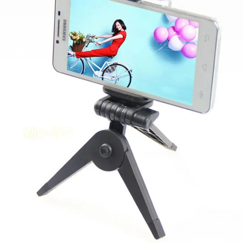 Black Mini Plastic Foldable Photography Tripod Desk For Camerain