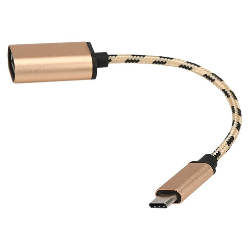 Тип C 3,1 мужчина к USB 2,0 Тип A Женский OTG кабель шнур разъем адаптера USB A в USB-C конвертер зарядка для мобильного телефона MP3