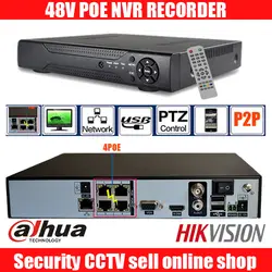 8CH 1080 P HD в реальном времени onvif poe, сетевые видео регистраторы dahua hikvision 2MP POE камера Поддержка 8ch POE сетевой видеорегистратор 48 В poe nvr