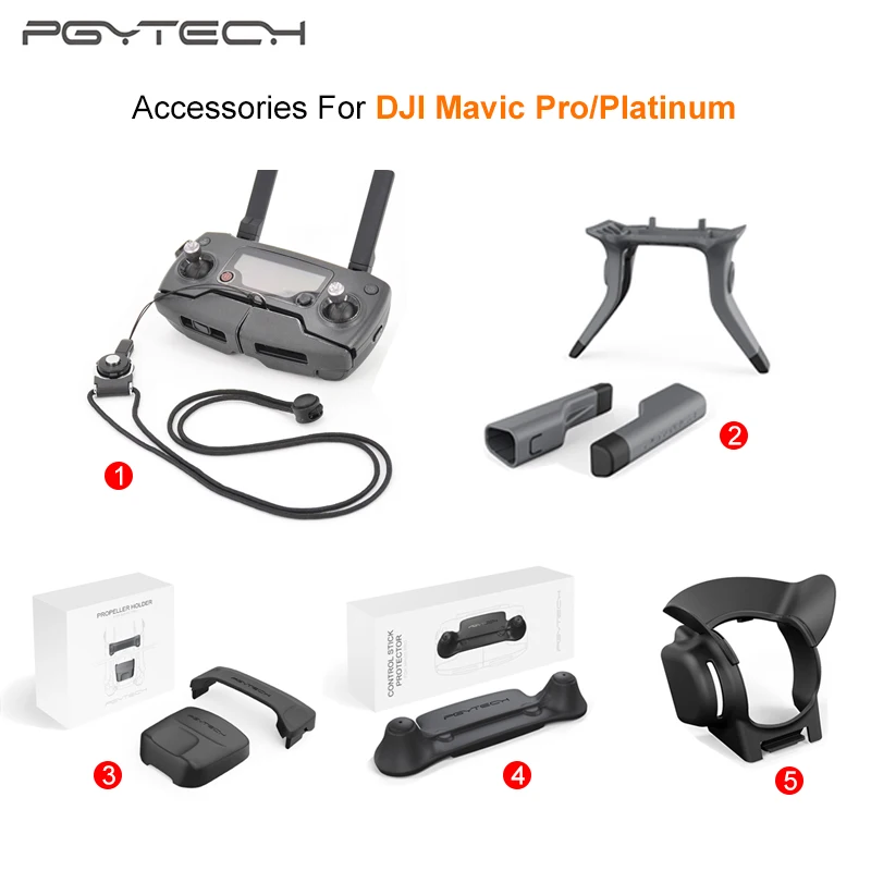 PGYTECH DJI Mavic Pro защита пульта дистанционного управления/контроллер Landyard/посадочная