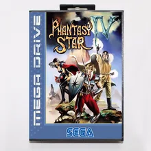 Phantasy Star IV игра картридж 16 бит MD карточная игра с коробку для Sega Mega Drive для Genesis