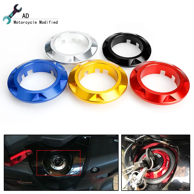 

Motorcycle Ignition Switch Cover Key Switch Protector Ring for Yamaha Tmax 530 2013 2014 2015 T-Max 530 TMAX 530 XP530 T Max 530