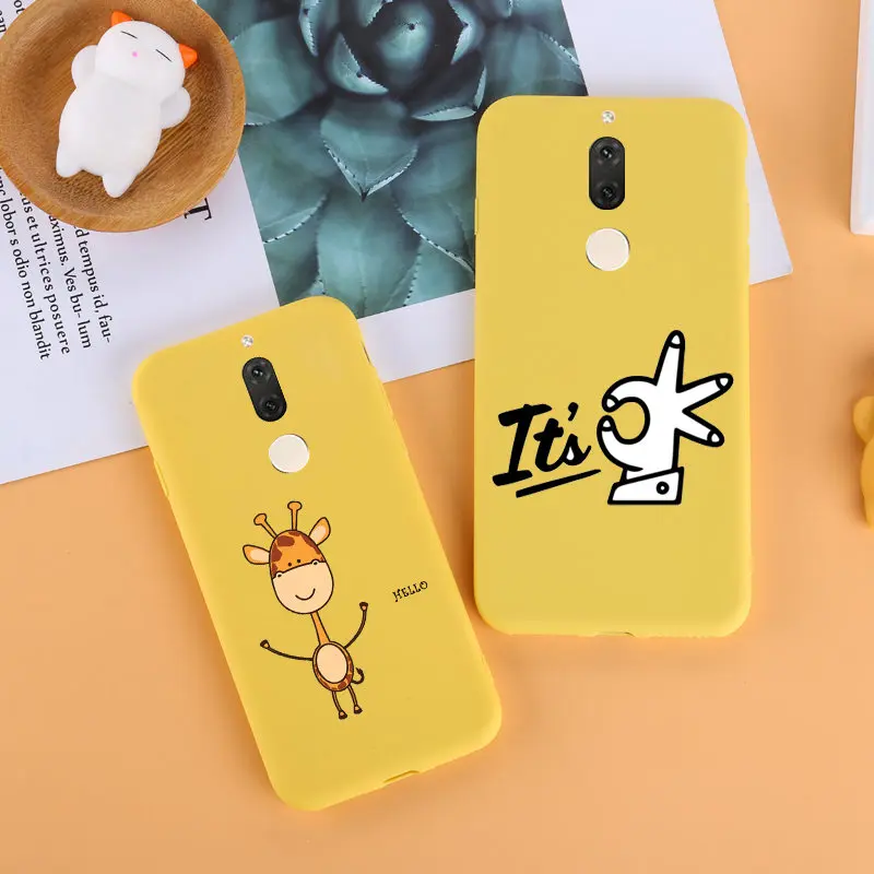 ТПУ мягкий чехол для huawei mate 10 Lite 5 9 &quotмультфильм печать рисунок силиконовые чехлы