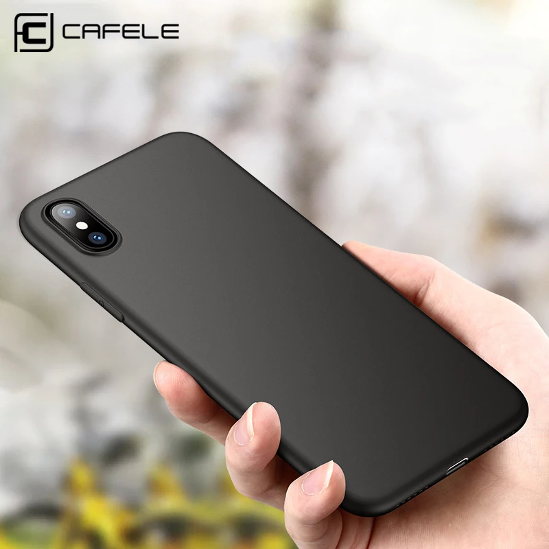 

CAFELE Silicone Phone Case for iPhone 11 Pro Max X XS MAX XR Ultra Thin Soft TPU Flexibility Back Case for iphone Apple 11 pro x