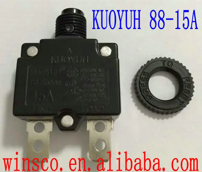 

15A 100% NEW KUOYUH CIRCUIT BREAKER 88 SERIES 15A