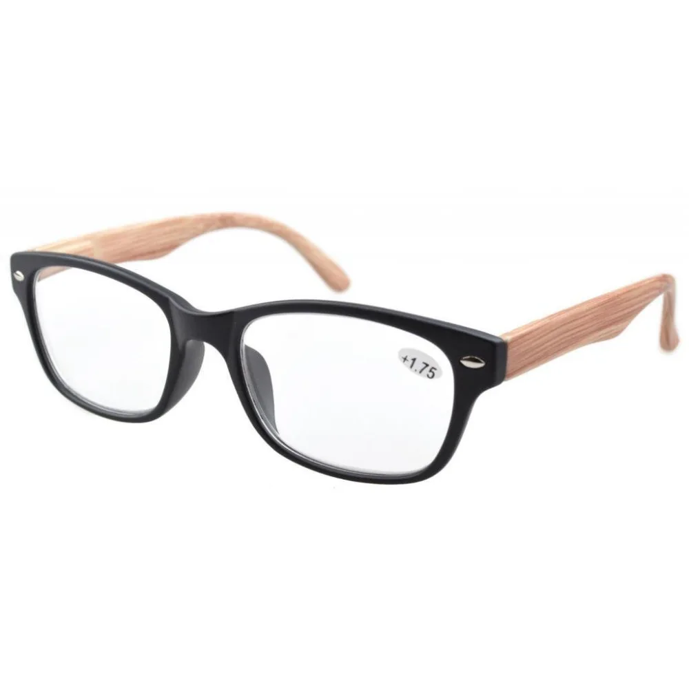

R017 Eyekepper Spring Hinge Wood-grain Printed Arms Reading Glasses & Reading Sunglasses +1.00---+4.00