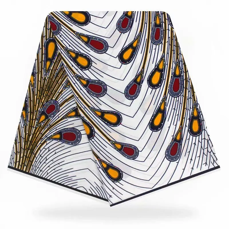

african fashion clothing batik stones prints wax fabrics Nigerian 100% cotton material African wax fabric 6 yard!Y-4010