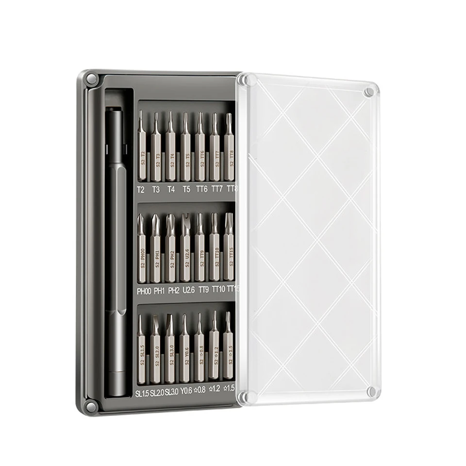 M-Triangle 22 in 1 Precision Mi screwdriver set Torx Slotted and Phillips cordless Magnetic Daily Use Smart Home Repair tools