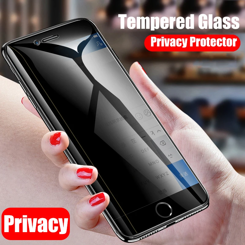 

Screen Privacy Filter i Phone 6 6S 7 8 Plus xs Protective Glass on the for Apple Iphone X 11 pro Max XR Tempered Glass Protector
