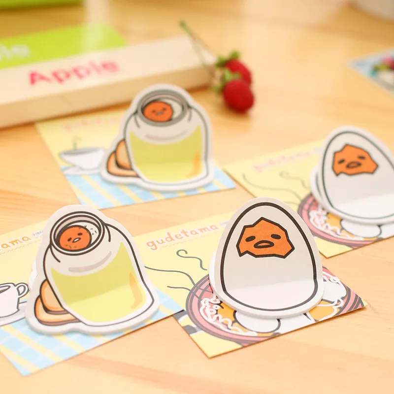 3 шт. милые наклейки Гудетама с логотипом Kawaii блокнот блокнот|stickers memo|sticker memo padsticky