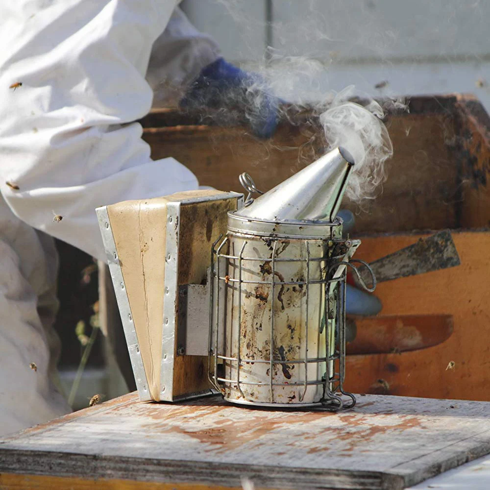 Нержавеющая сталь Электрический пчелиный дым передатчик набор инструмент пчеловода пчеловодство инструмент окуриватель пчел Пчеловодство